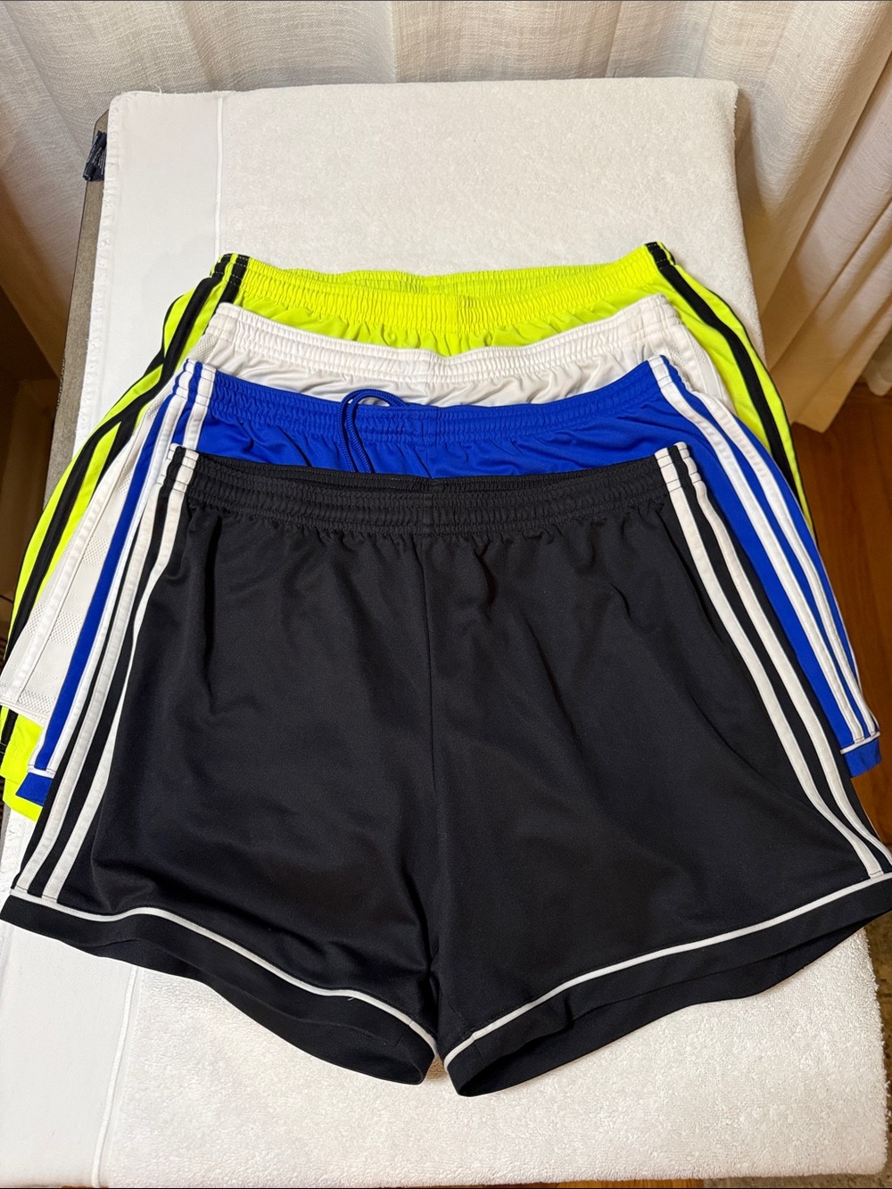 adidas Blue and Black Athletic Shorts Duo